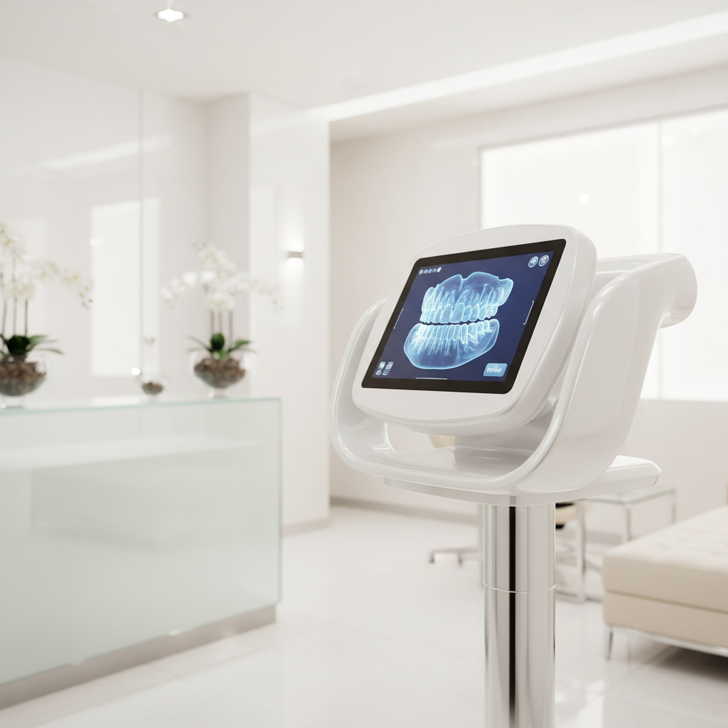 Équipement dentaire moderne scanner 3D dans la clinique Bô Sourire Agdal