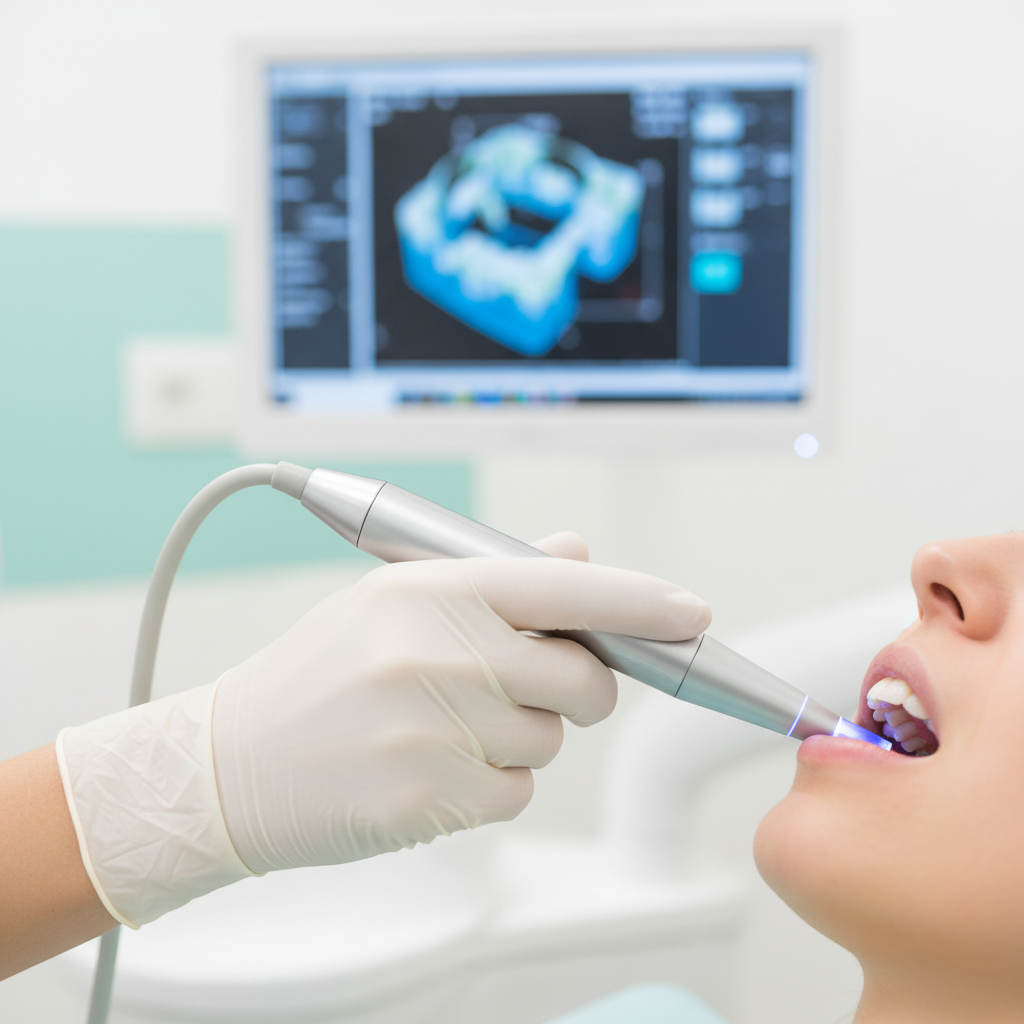 Équipe dentaire Bô Sourire Agdal utilisant un scanner dentaire pour un diagnostic précis